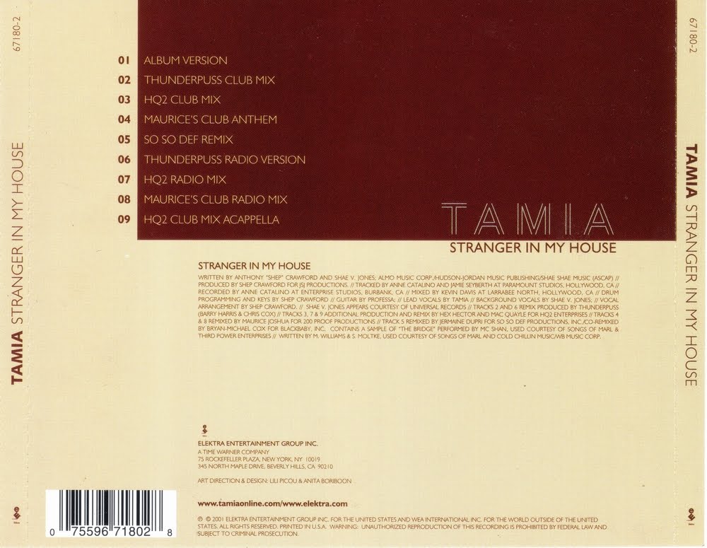 Tamia Stranger In My House Remix