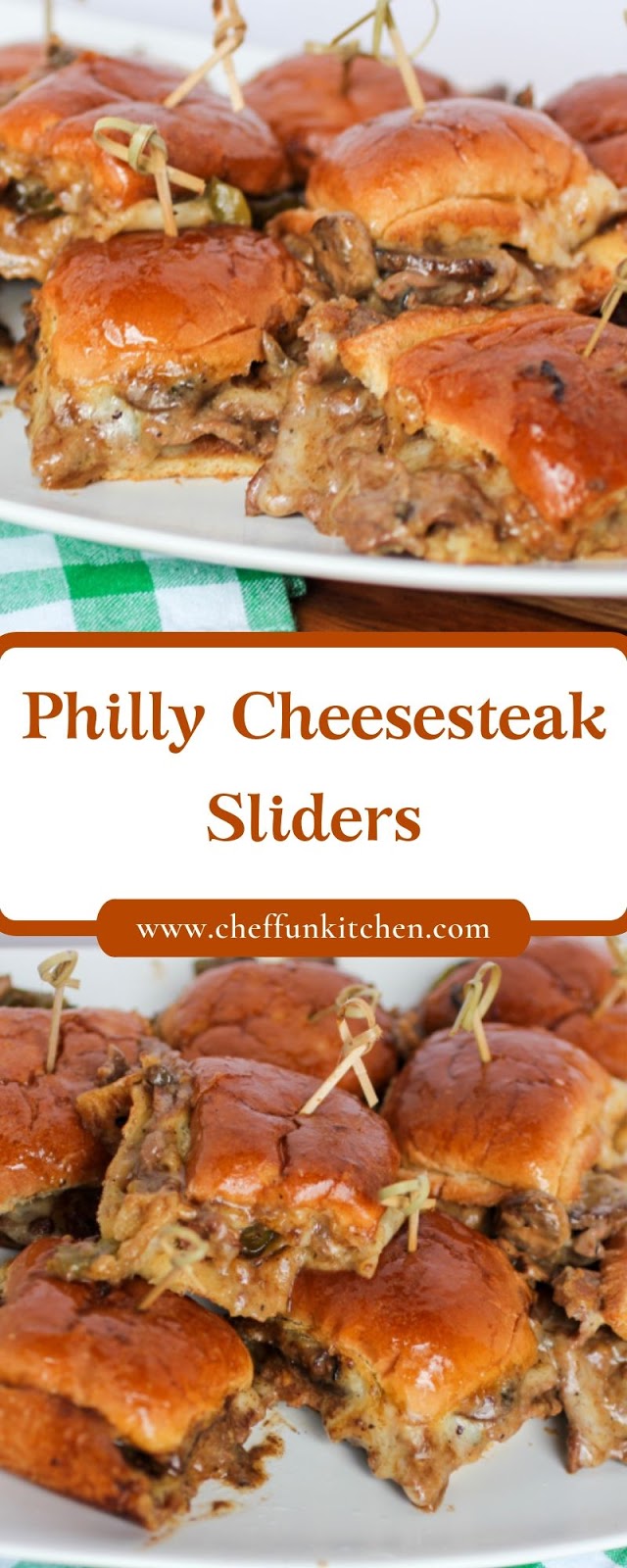 Philly Cheesesteak Sliders Philly Cheesesteak Sliders