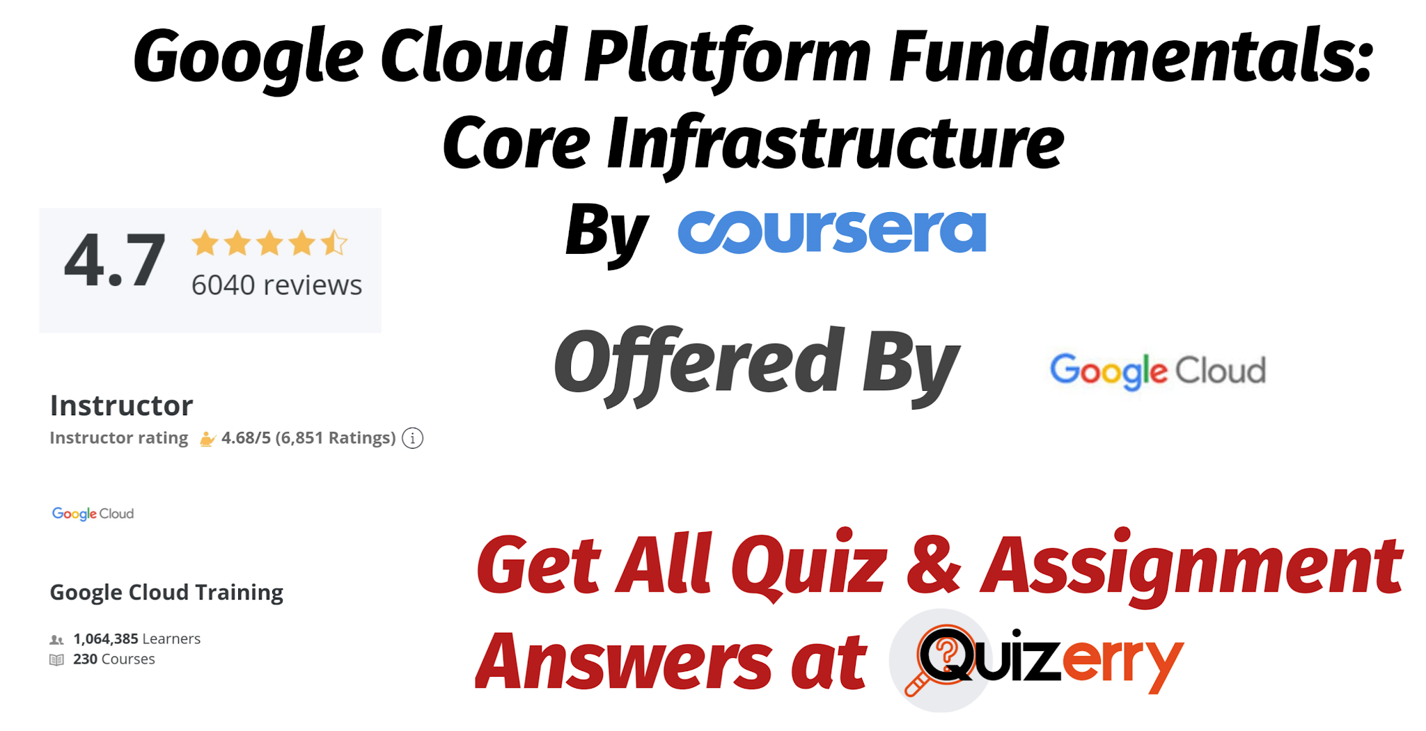 Google Cloud Platform Fundamentals: Core Infrastructure - Coursera Quiz Answers