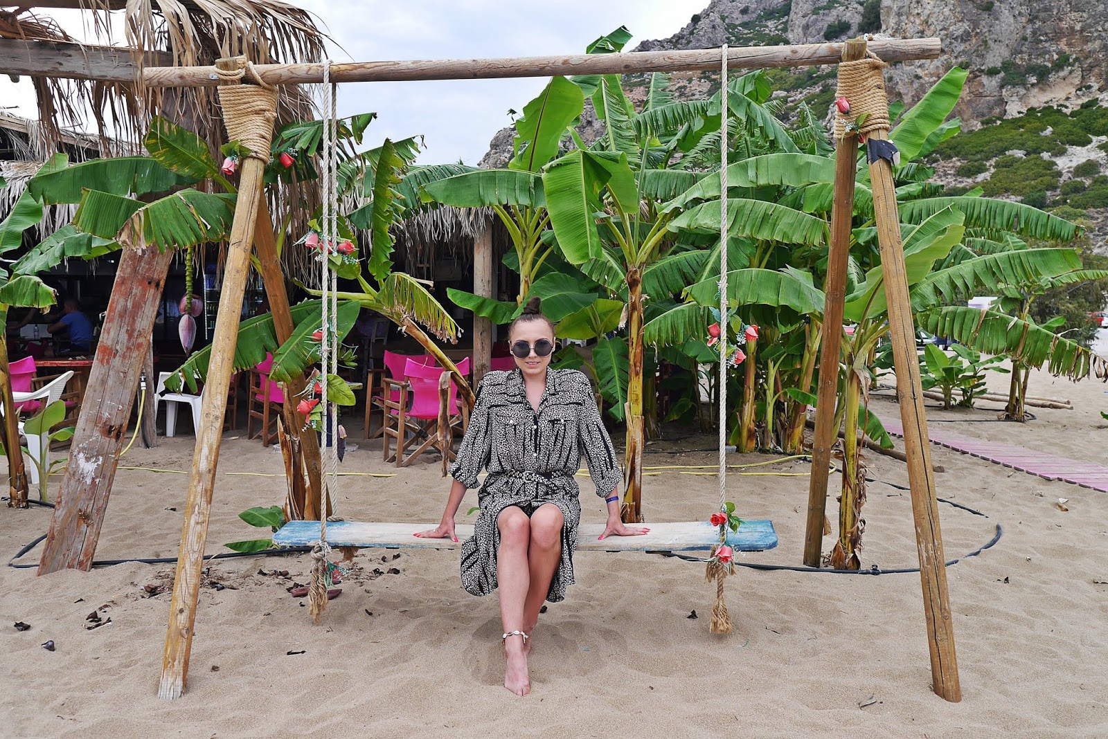 tsambika beach plaża rodos rhodes grecja karyn blog modowy blogerka modowa podróż poślubna