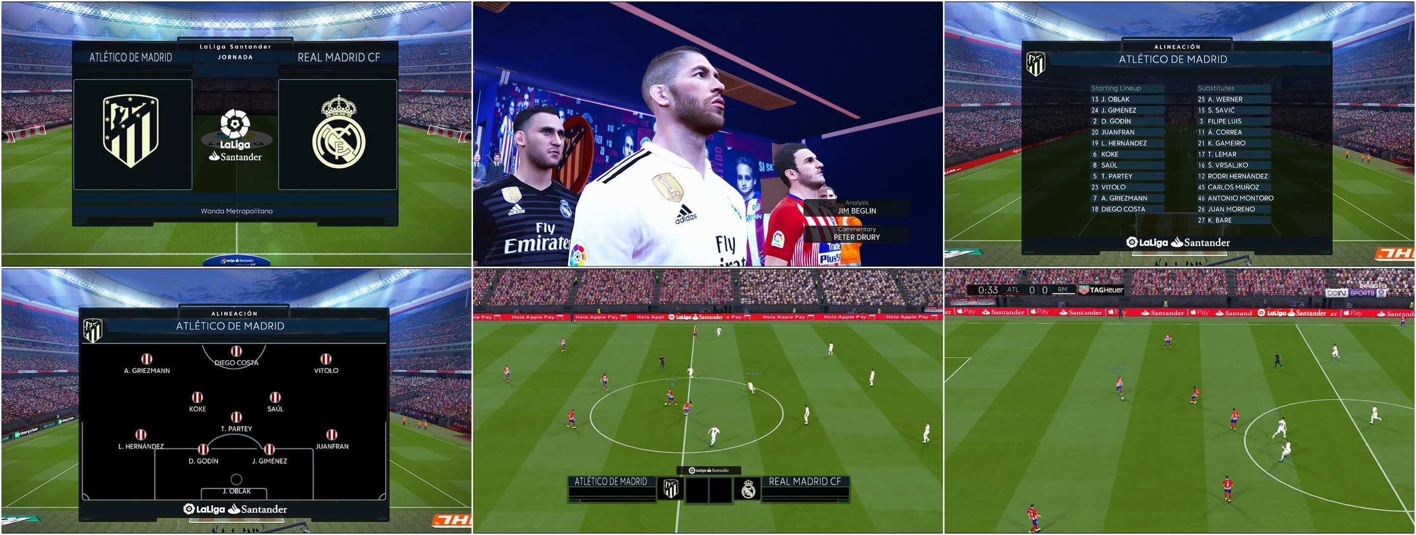 Scoreboard La Liga PES 2017