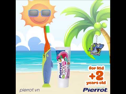 Bộ kit chăm sóc răng miệng trẻ em Cá mập Pierrot