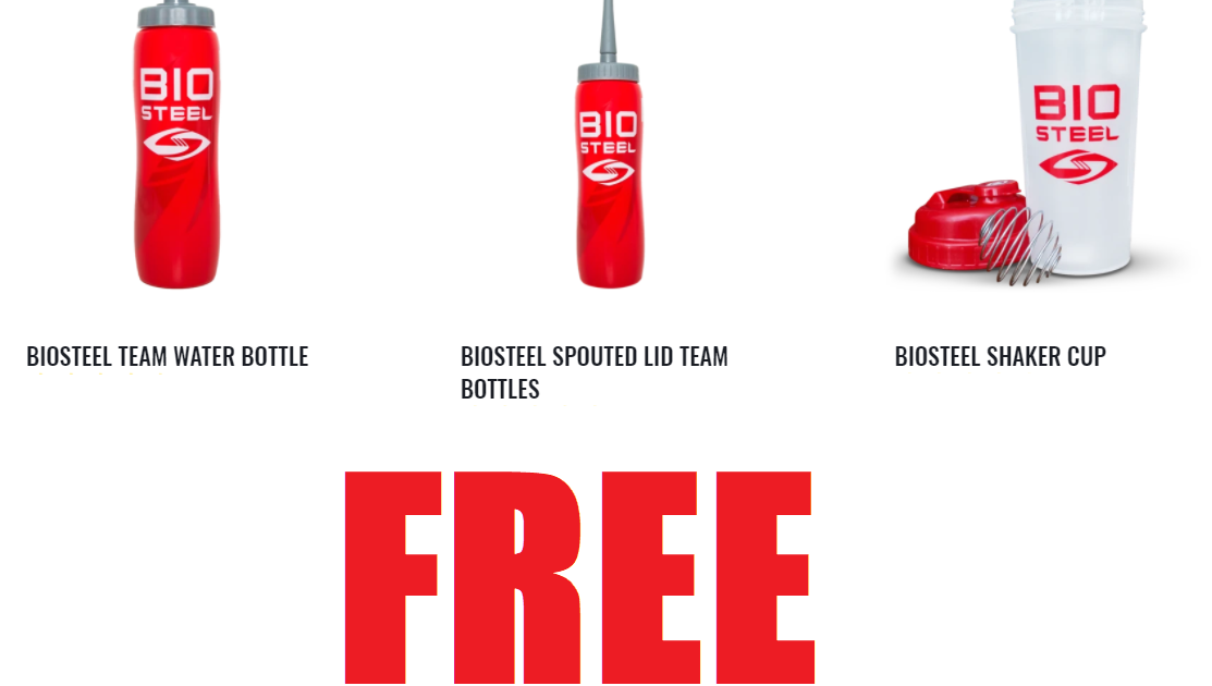 For Toronto area people looking for this Biosteel bottle, it's restocked at  Square One Sportschek! : r/hockeyplayers