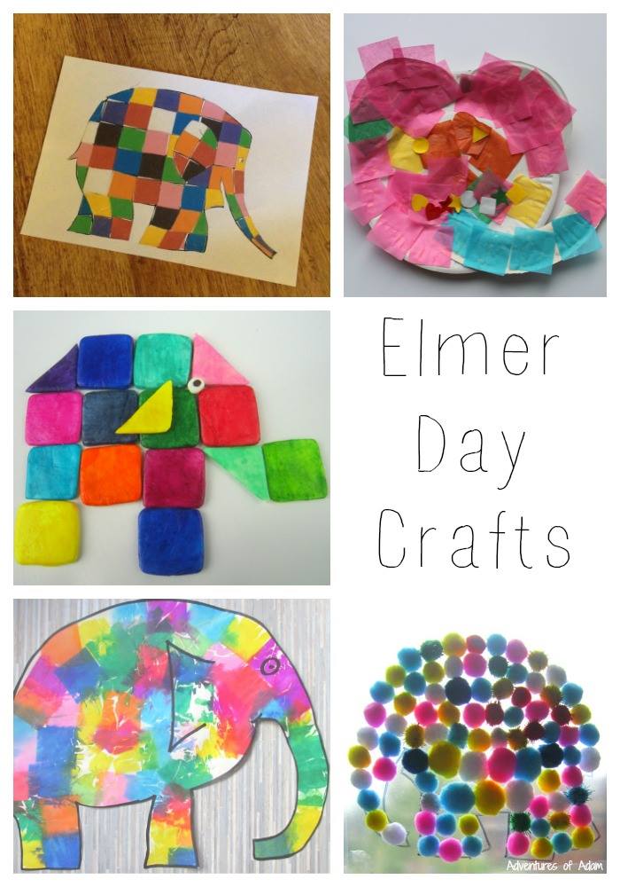 Elmer the Elephant Paper Plate Craft Play and Learn Every Day