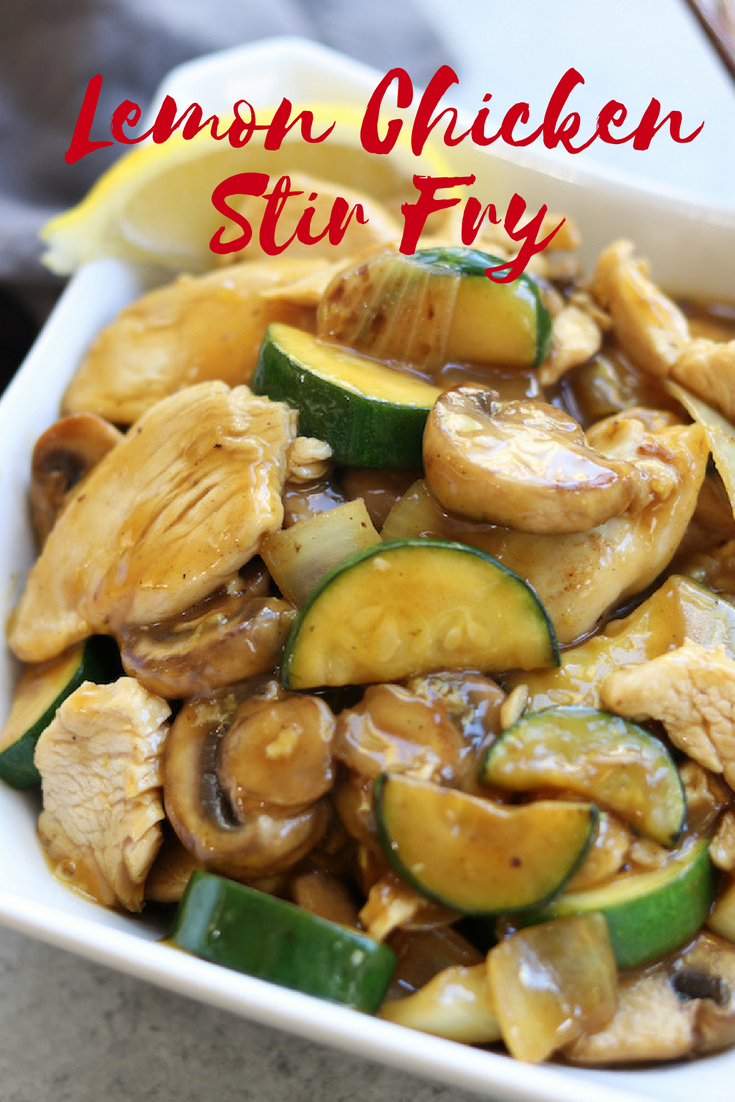 Daily favorite cuisine Lemon Chicken Stir Fry