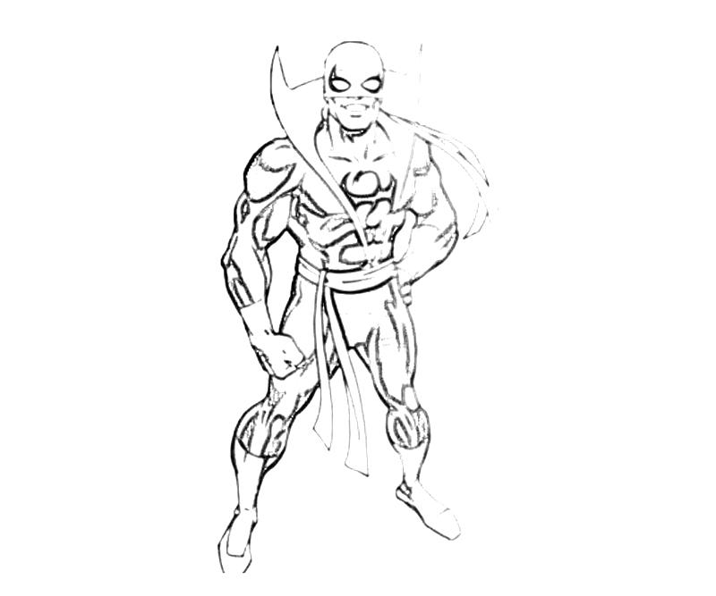 ultimate spiderman iron fist coloring pages - photo #32