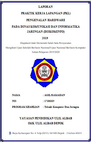 Contoh Laporan Pkl Praktek Kerja Lapangan Smk Jurusan Tkj Lengkap Dunia Smk