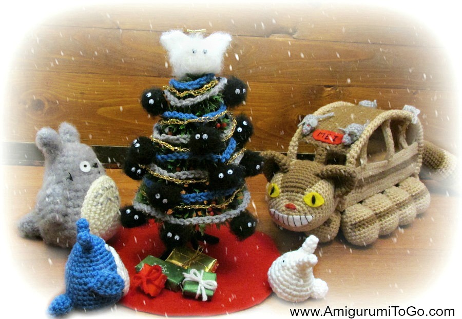 Soot Sprite Christmas Tree Tiny Sprite Crochet Pattern