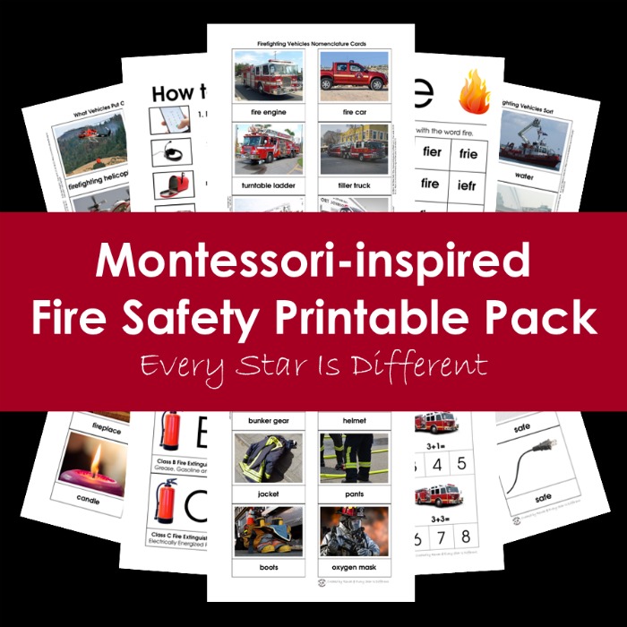 Fire Safety Printable Pack