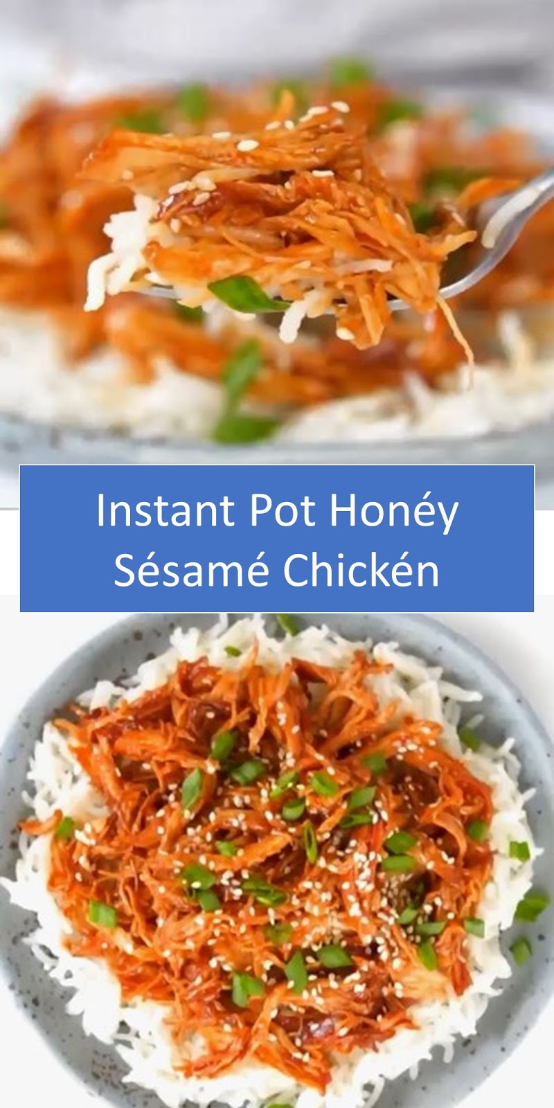Instant Pot Honéy Sésamé Chickén #yummy #chicken