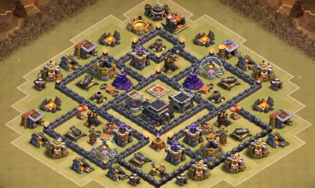 Base Town Hall 7 Clash of Clans War