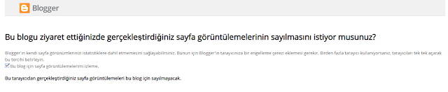 BLOGGER KENDİ TIKLAMALARIMIZI İSTATİSTİKLERDE SAYDIRMAMA