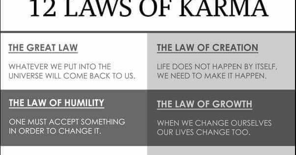 12 Law's of Karma