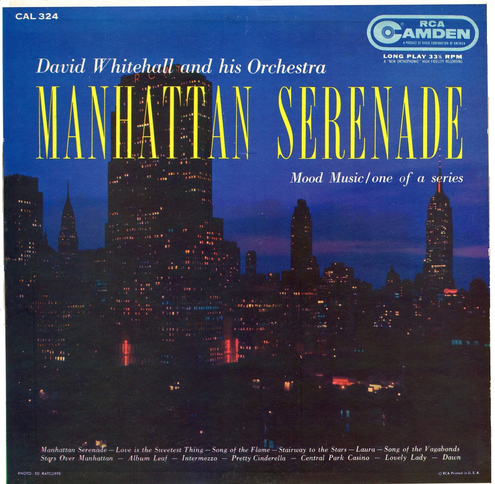 Music You (Possibly) Won't Hear Anyplace Else Manhattan Serenade