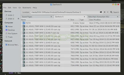 Daftar Firmware Zenfone 5