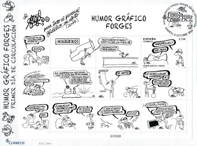 Sobre Primer Día de Circulación Hoja Bloque de Forges