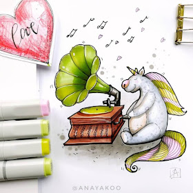 09-The-unicorn-and-the-gramophone-Anya-Yakovleva-www-designstack-co
