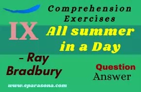 All summer in a Day by Ray Bradbury