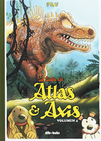 La saga de Atlas y Axis - volumen 4 de Pau, edita Dibbuks comic perros