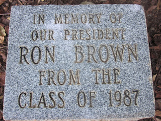 In memory of our president Ron Brown from the class of 1987 © Katrena