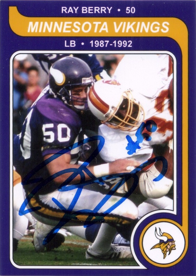 Minnesota Sports Autograph Project RAY BERRY