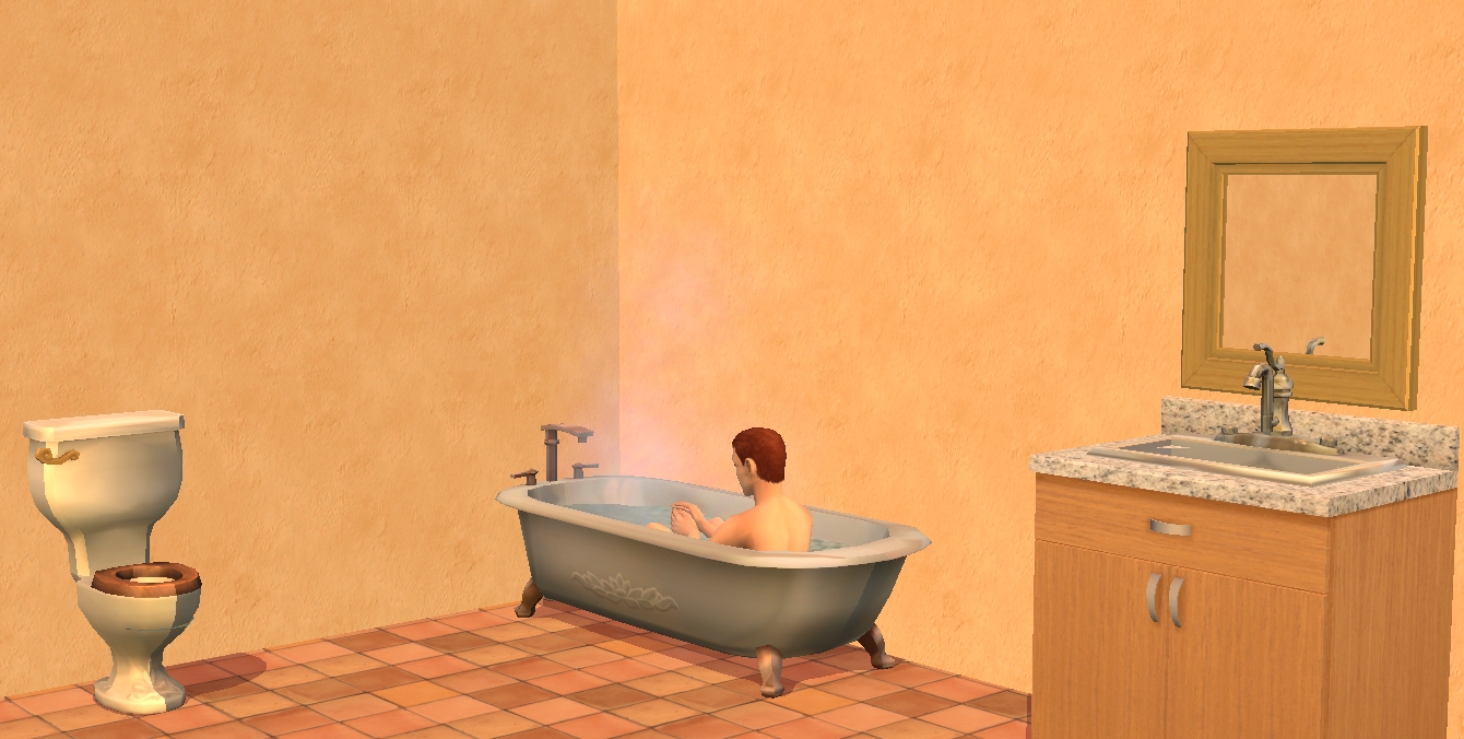 TheNinthWaveSims The Sims 2 The Sims 4 Base Game Bathroom Set
