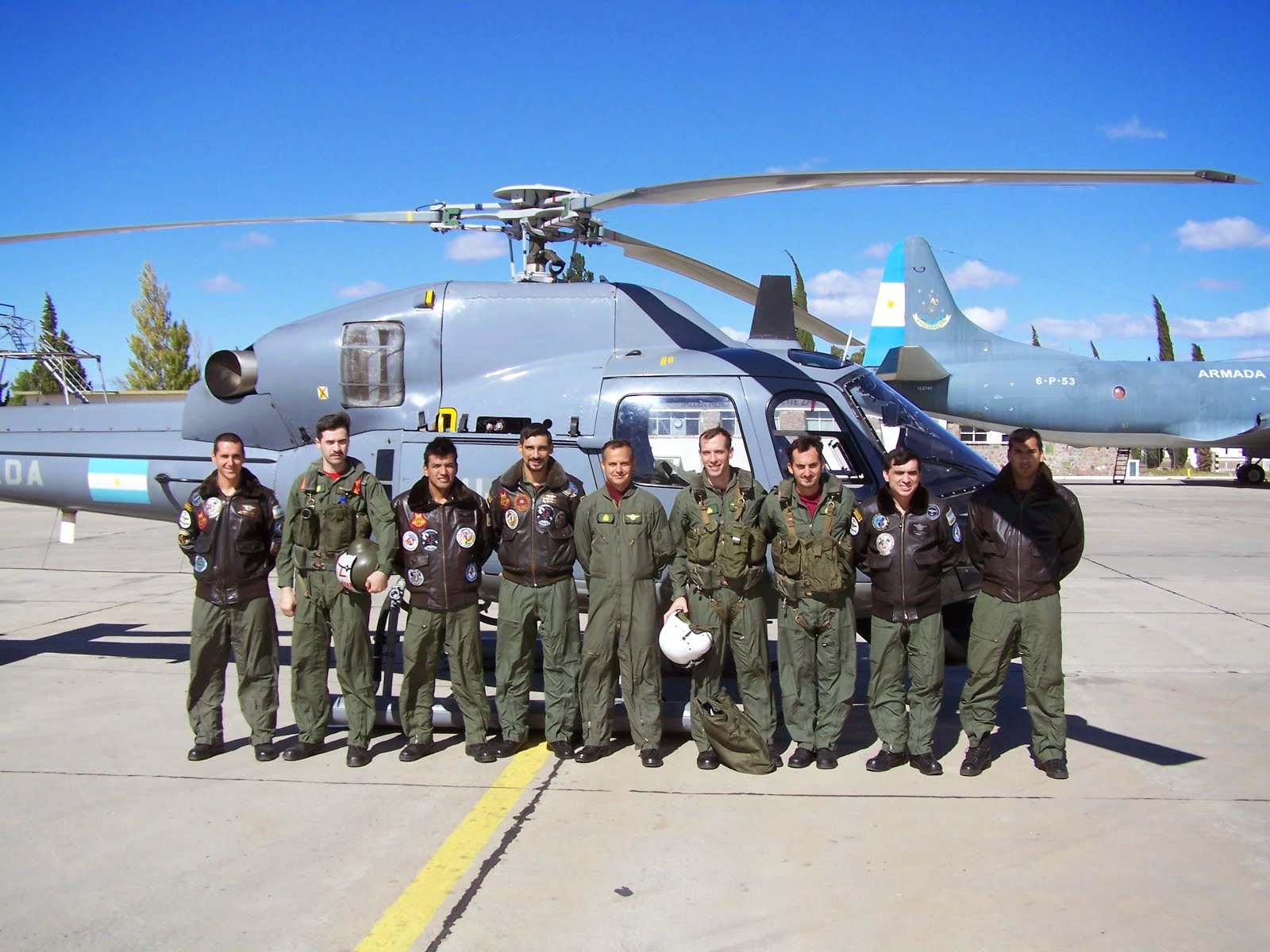 Primera Escuadrilla Aeronaval de Helicópteros en la BAAZ