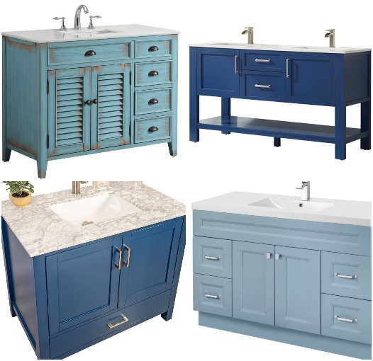 32 Blue Bathroom Ideas with a Coastal Vibe