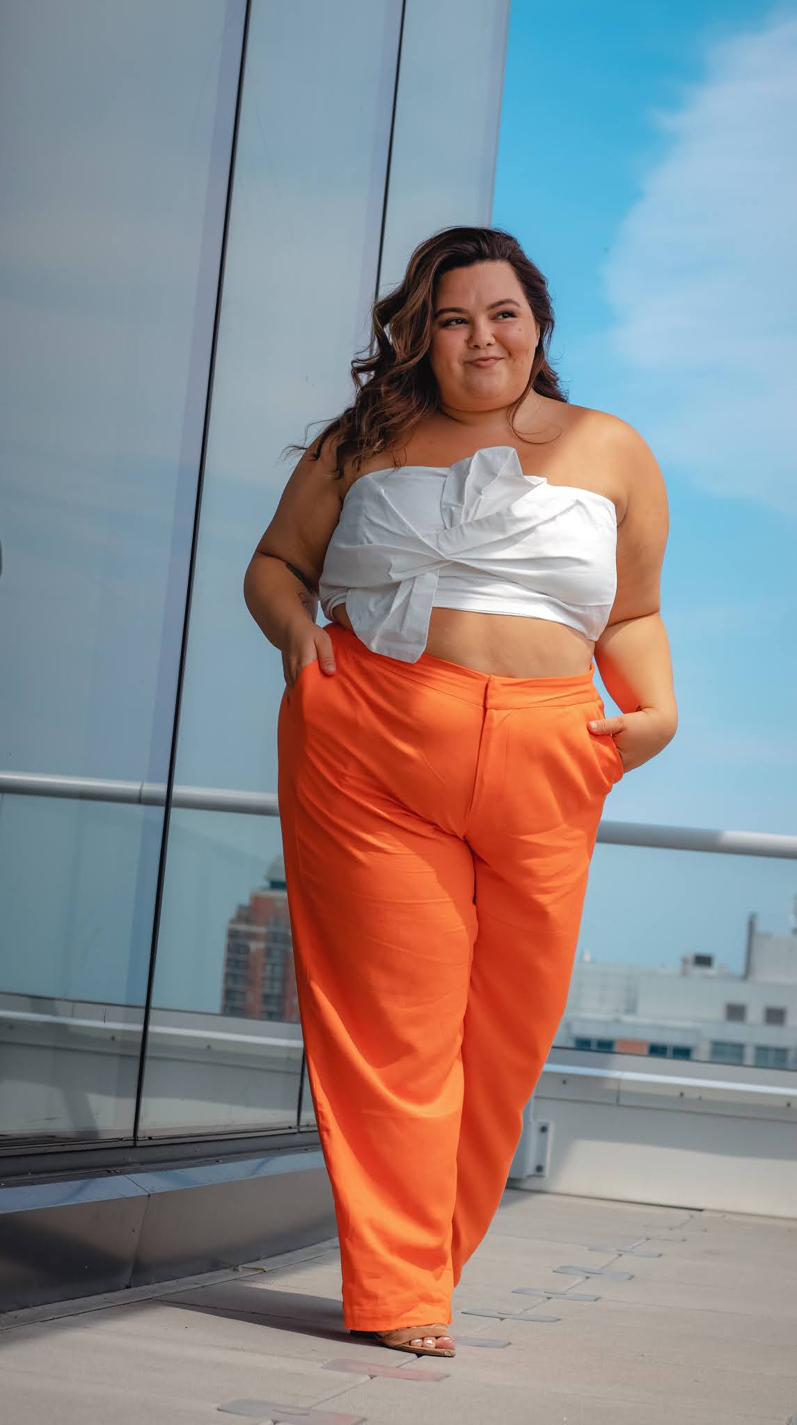 plus size wide leg capris