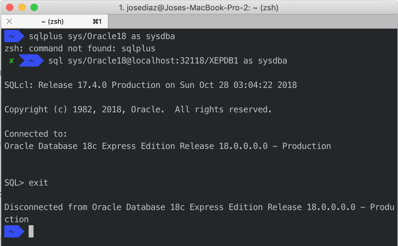 Instalar oracle xe 18 con docker blog joedayz pe