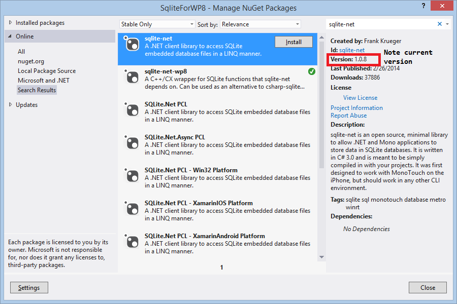 cannot use sqlitemanager cannot use sqlitemanager