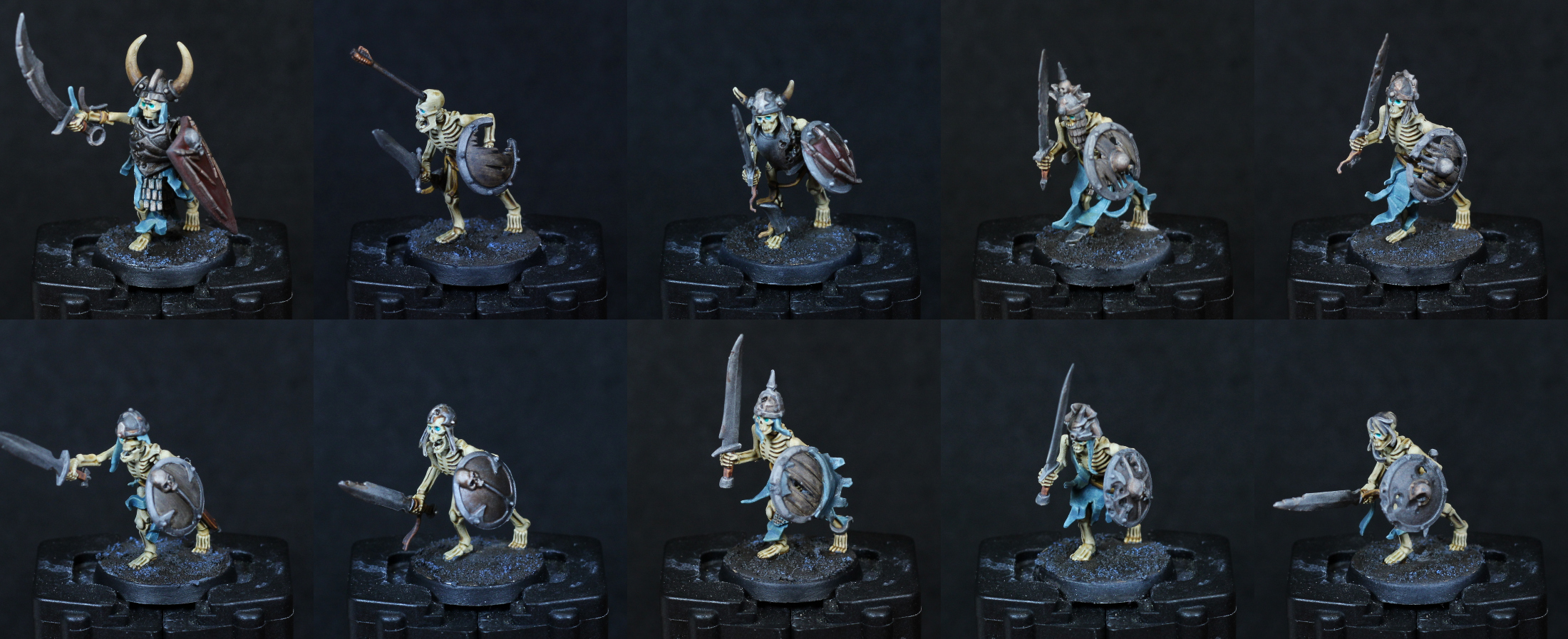 Miniature Painting the Return Skeletons