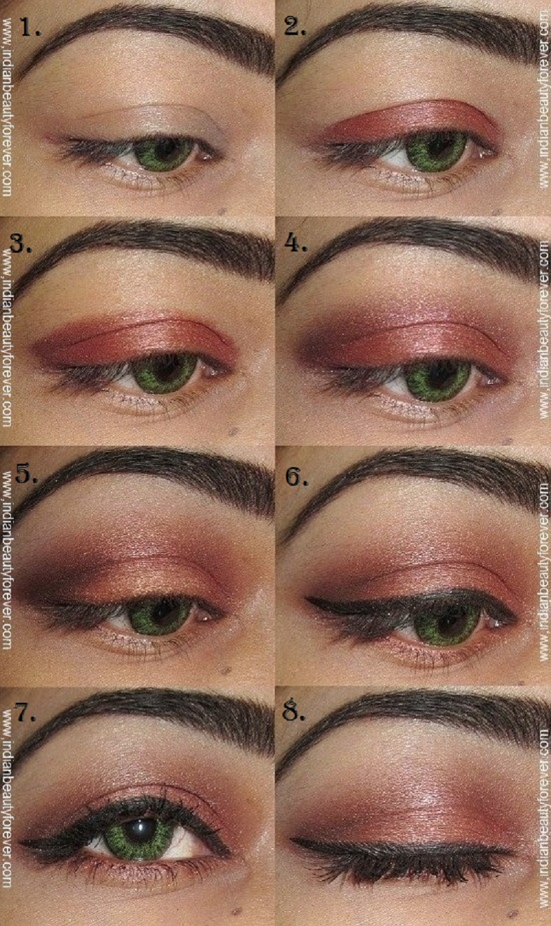 Neutral Brown Indian Eye Makeup Tutorial