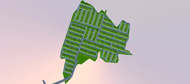 cara bikin site plan perumahan