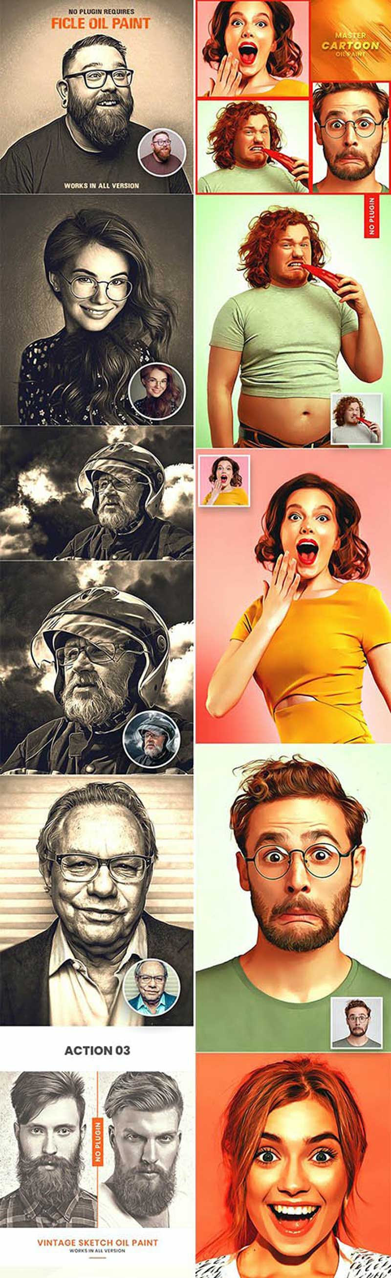 GraphicRiver - 8 in 1 Photoshop Action Bundle 31643720 2 dffdsdf