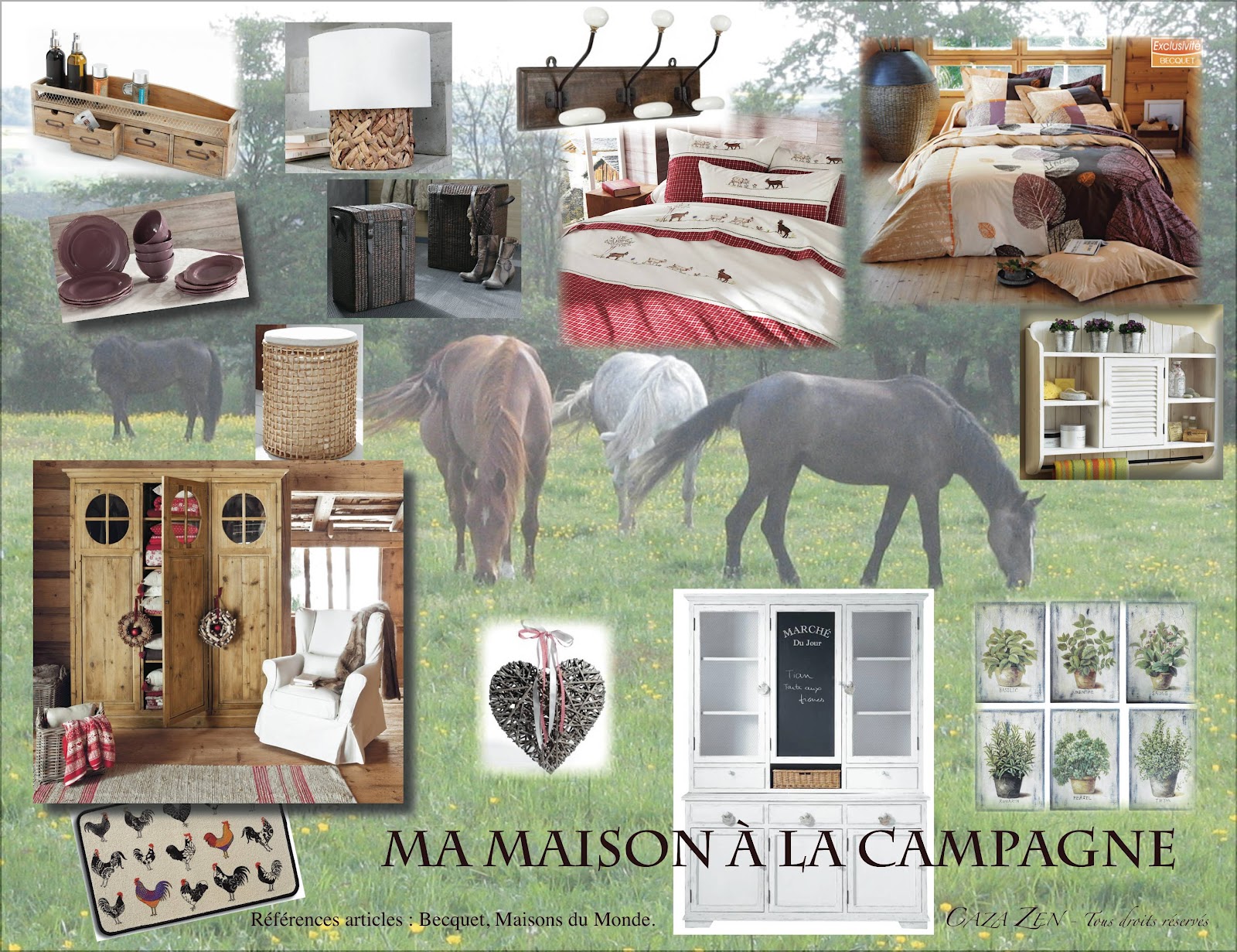 Caza Zen blog: Ma maison à la campagne...