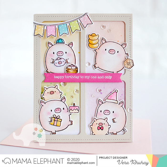 STAMP HIGHLIGHT: Zodiac Pig - mama elephant | design blog