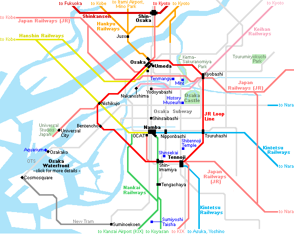 Osaka's Map