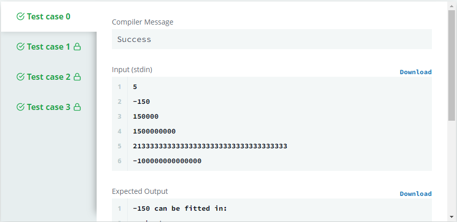 Java Datatypes Hackerrank solution in Java