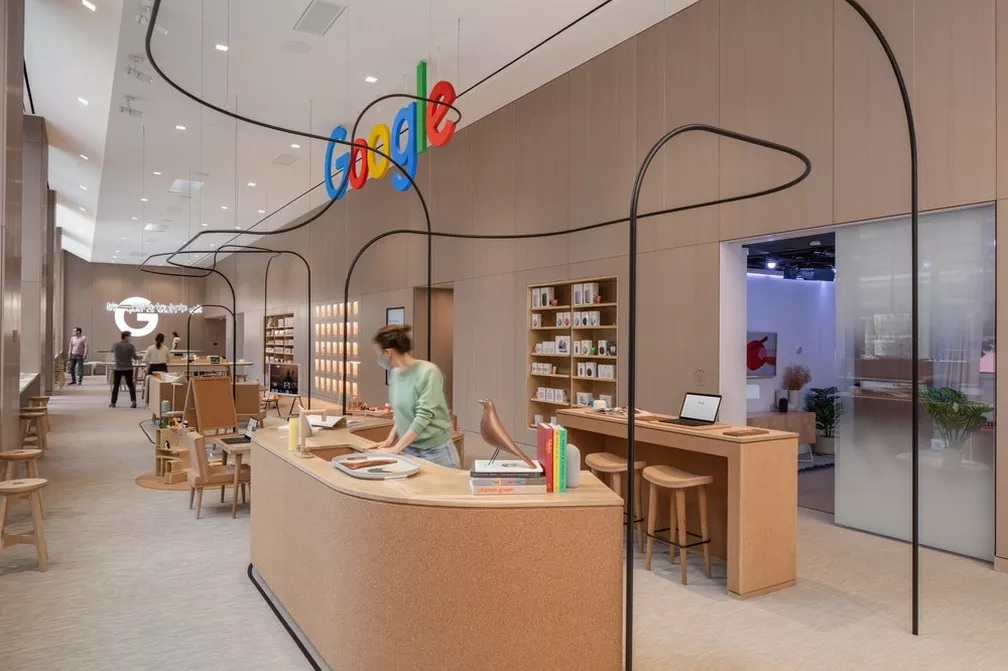 A segunda loja física do Google  em Nova York