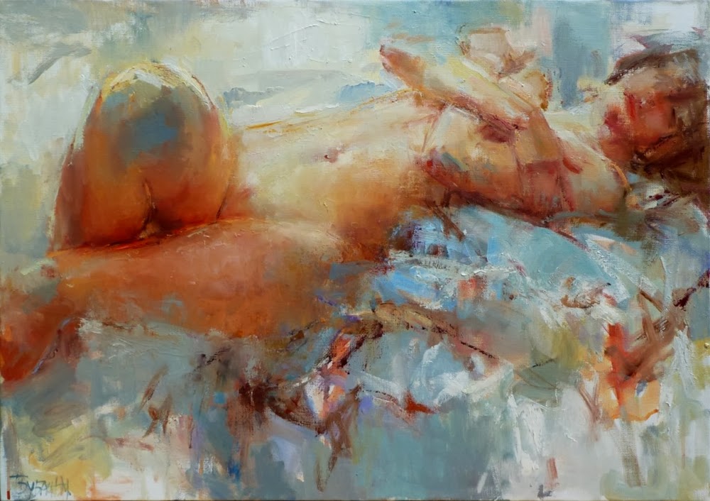 Reisha Perlmutter's Mesmerizing Paintings Of Nude Women Underwater