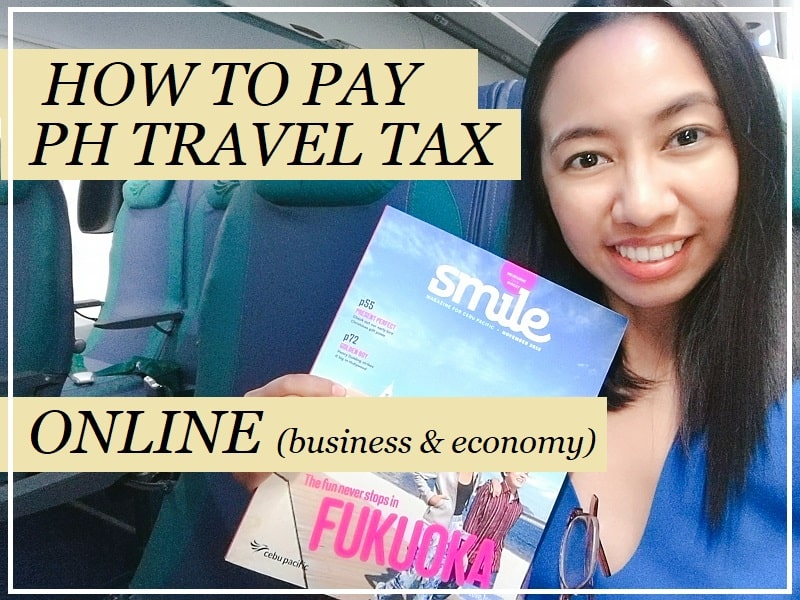 How to Pay Philippine Travel Tax Online, hasslefree! For Urban Women