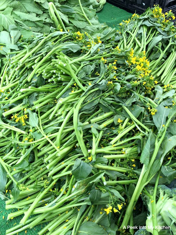 A Peek into My Kitchen Yu Choy StirFry / Poriyal Day 168
