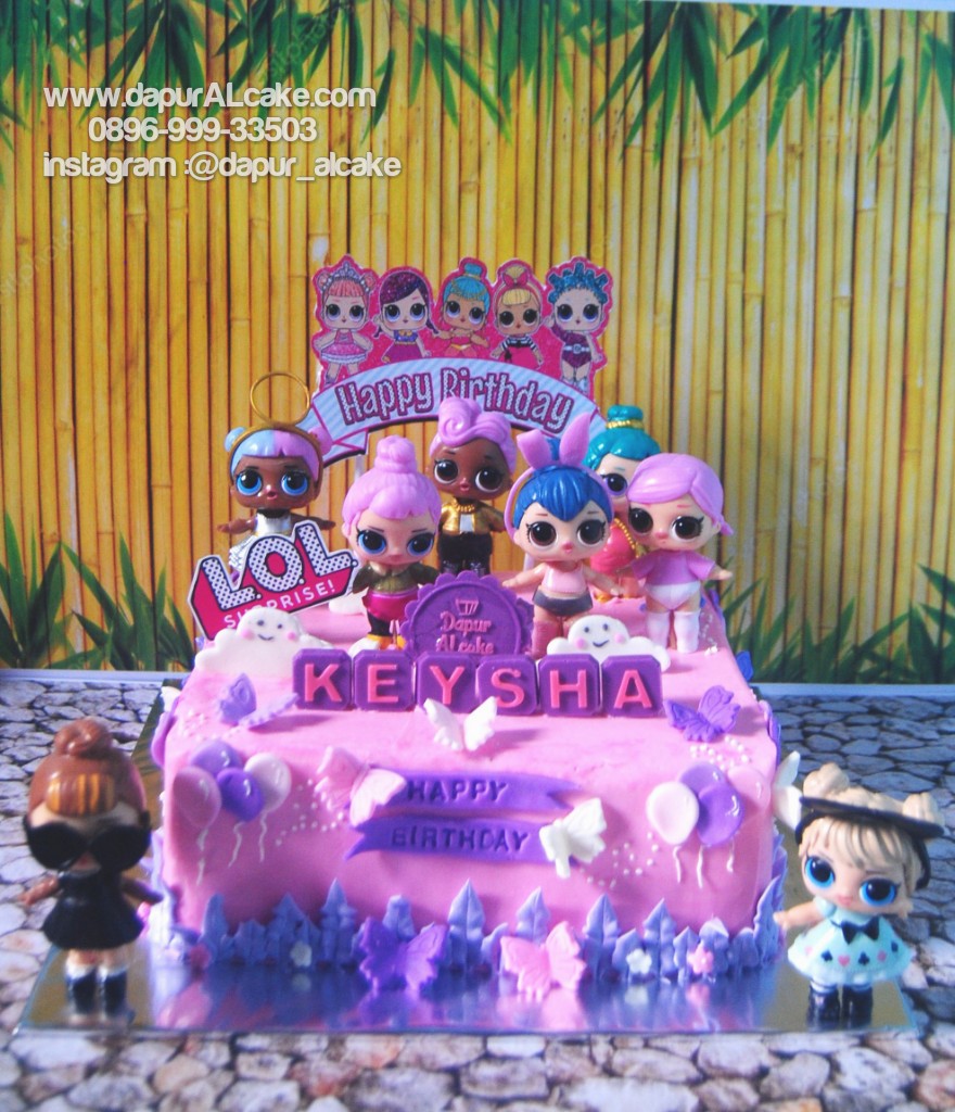 Kue Ulang Tahun LOL Surprise 3 Tingkat