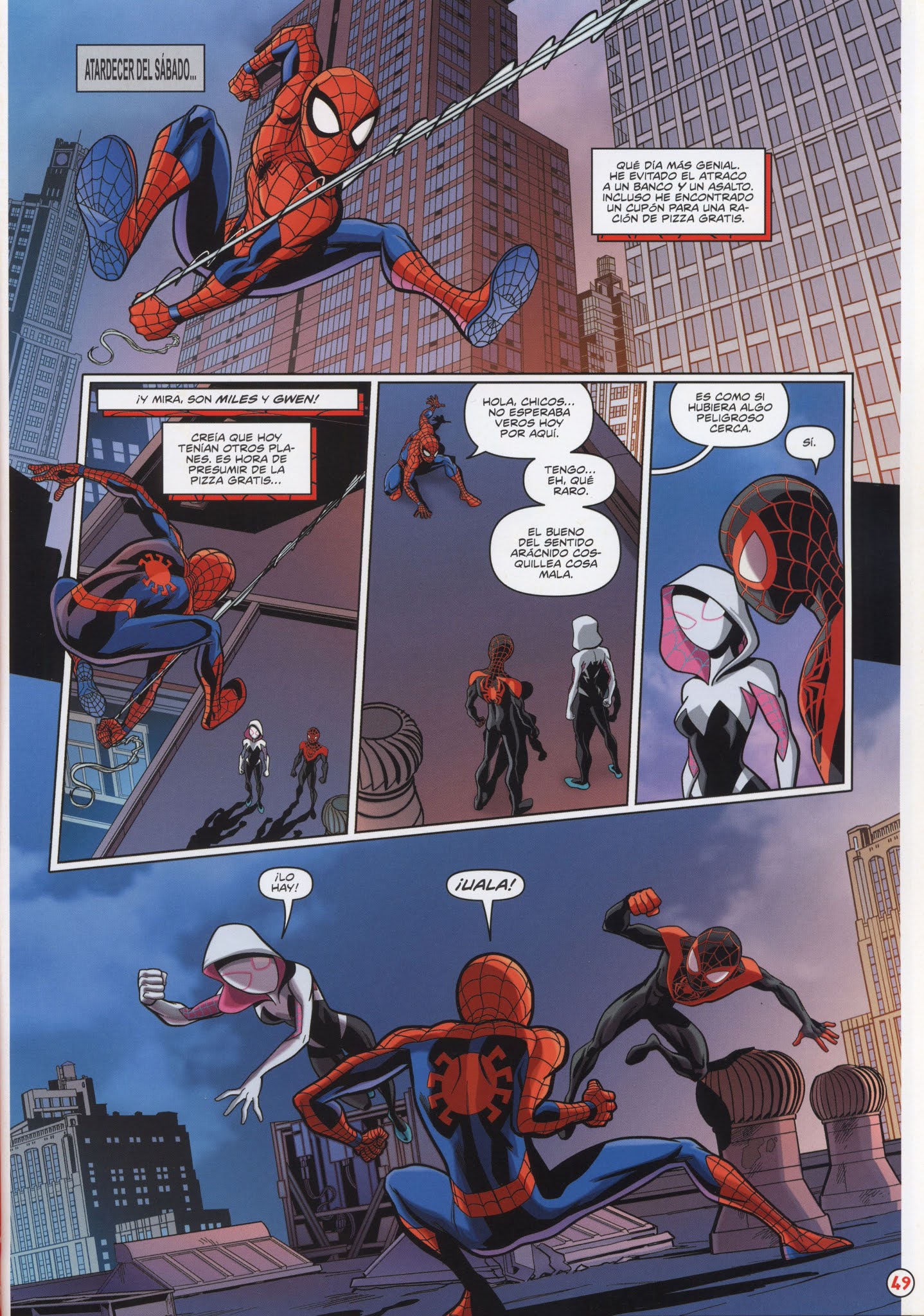 Galicia Comic Marvel Action Spiderman 2 Spiderpersecución