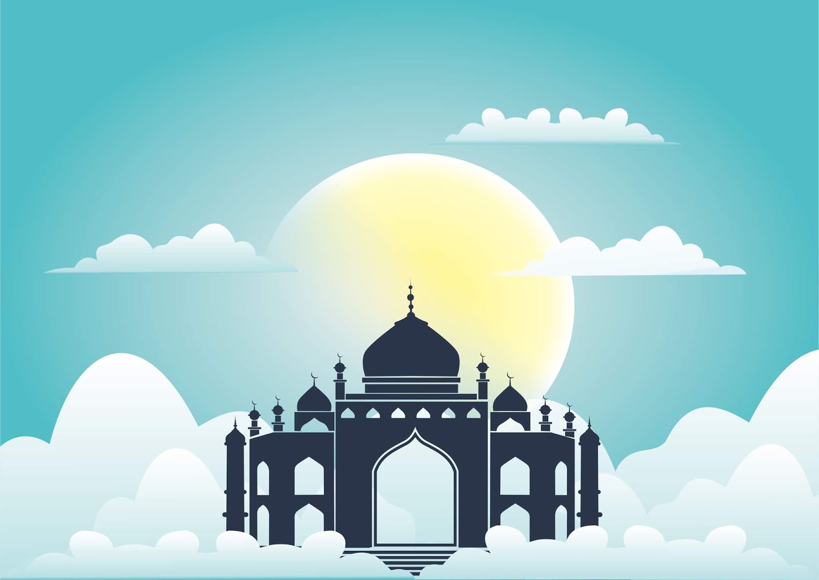 DESAIN KEREN BACKGROUND ISLAMI #2 (Corel Draw X7)