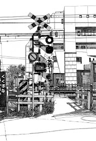 08-Kiyohiko-Azuma-Architectural-Urban-Sketches-and-Cityscape-Drawings-www-designstack-co