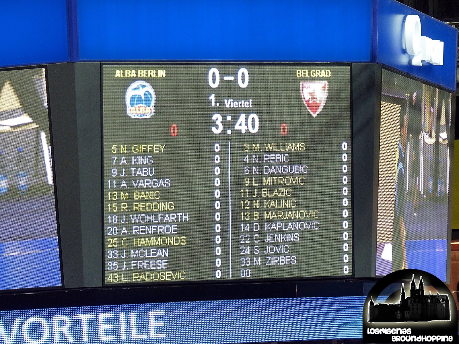 Los Misenas: Alba Berlin vs. Roter Stern Belgrad 