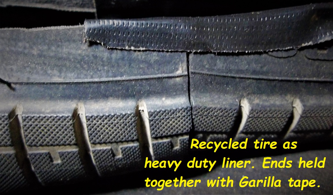 Utility Cycling Technology Tire liners expose'