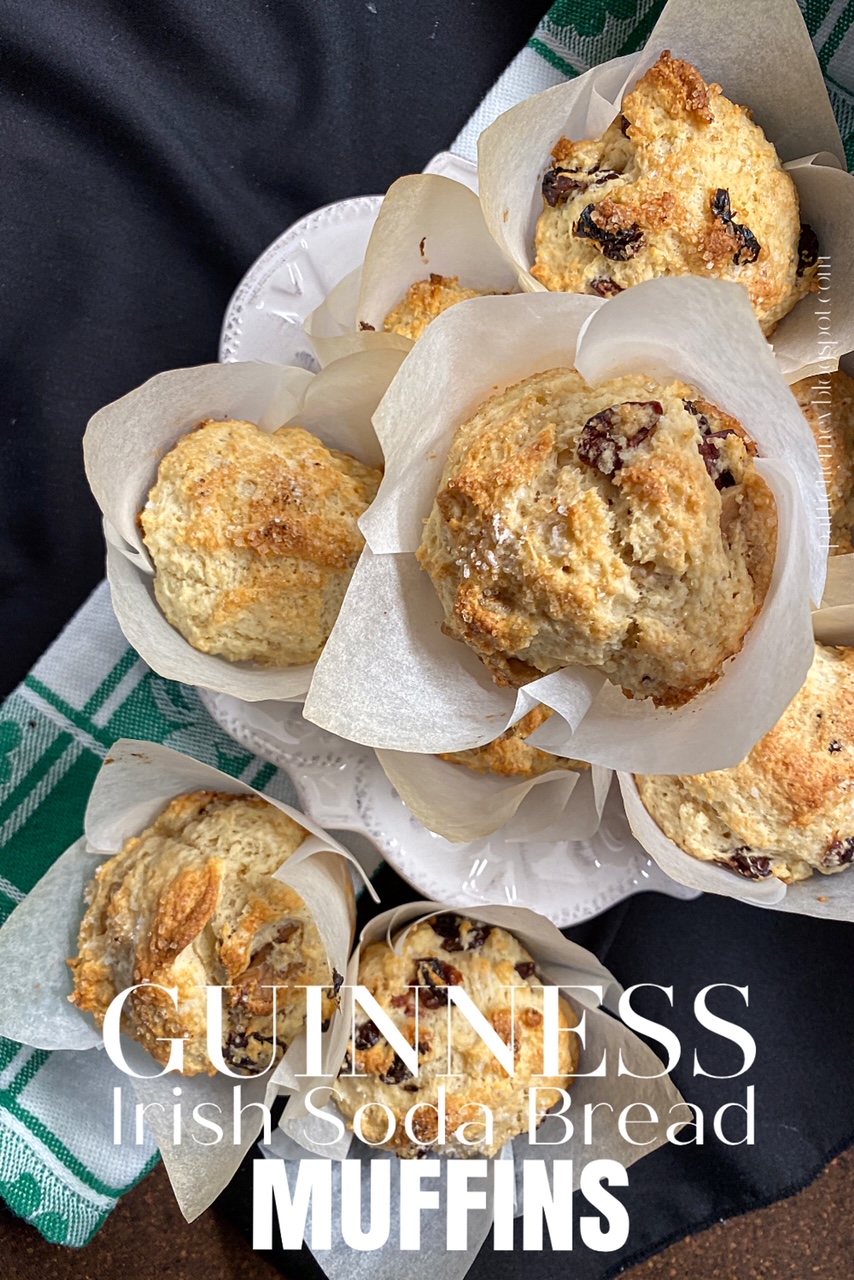 OllaPodrida Cranberry Walnut Irish Soda Bread Muffins
